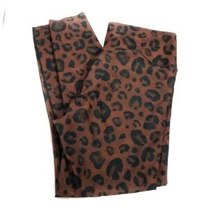 ARX Lab AR-33 Leopard Print Seamless Leggings Yoga Athletic Athleisure Small